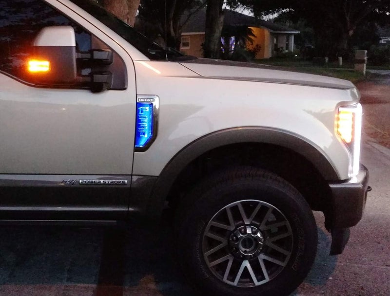 iJDMTOY طقم إضاءة خلفية LED زرقاء فائقة من iJDMTOY لسيارات فورد F250 F350 F450 سوبر ديوتي 2017-2021 - Image 5
