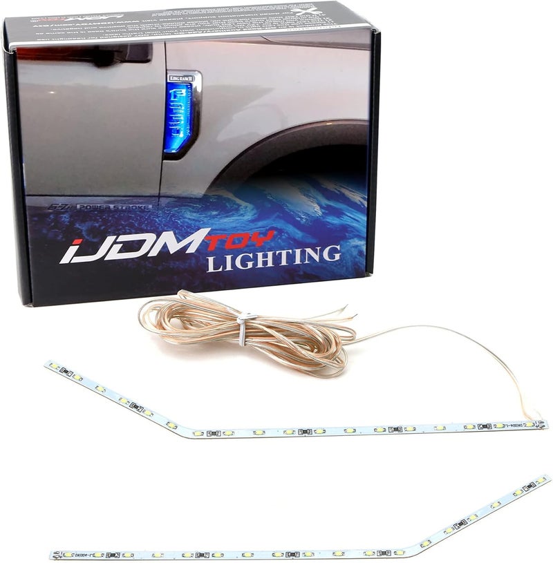 iJDMTOY طقم إضاءة خلفية LED زرقاء فائقة من iJDMTOY لسيارات فورد F250 F350 F450 سوبر ديوتي 2017-2021 - Image 1