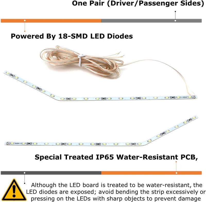 iJDMTOY طقم إضاءة خلفية LED زرقاء فائقة من iJDMTOY لسيارات فورد F250 F350 F450 سوبر ديوتي 2017-2021 - Image 2