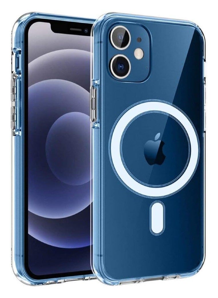 Magsafe Case for iPhone 12/12 Pro Magsafe Clear Cover Magnetic Wireless Charging Support, Shockproof Protection, Scratch-Resistant for iPhone 12/12 Pro - Clear  - Image 1