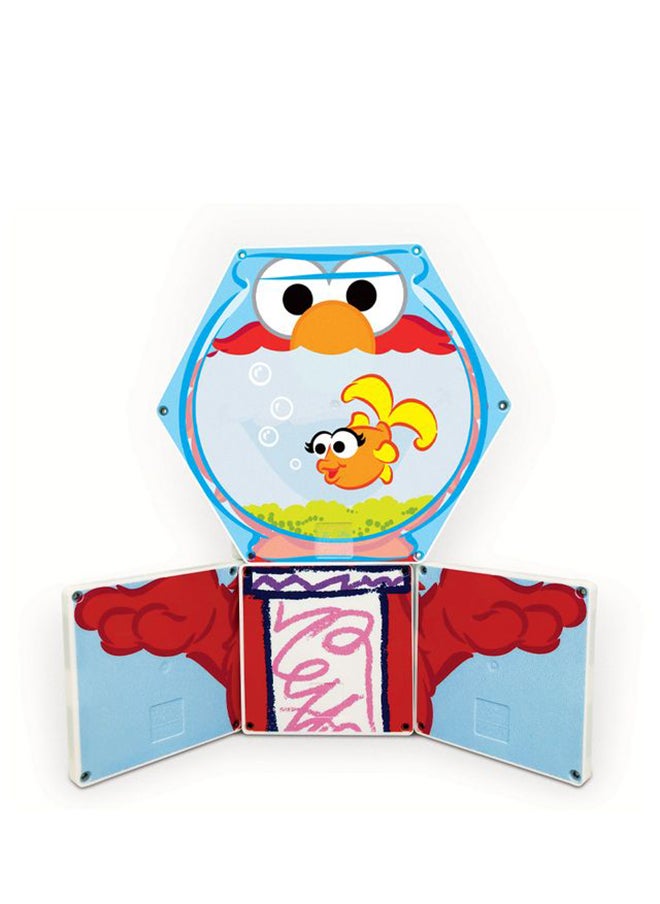MAGNA-TILES Sesame Street Colors With Elmo, 17 Pieces| Connect With Magnets, Kids Building Toys, For Ages 3+  - Image 4