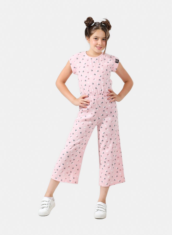 ريمينت سالوبيت للبنات برسمة قلوب روز - Image 2