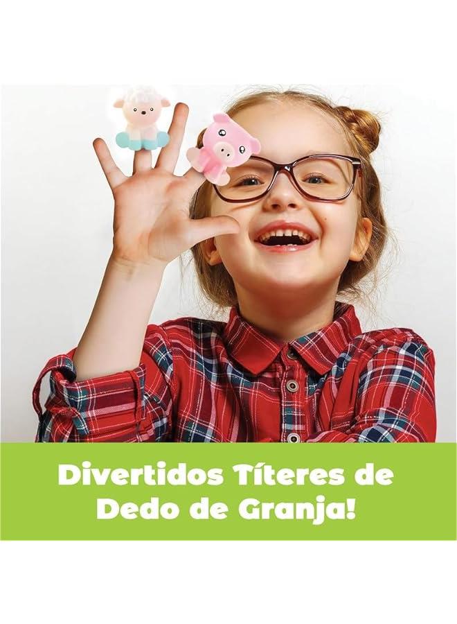 10 قطع من ألعاب حيوانات المزرعة مونتيسوري، مهارات العد، مطابقة الألوان، ألعاب المهارات الحركية الدقيقة، هدية عيد ميلاد - Image 2