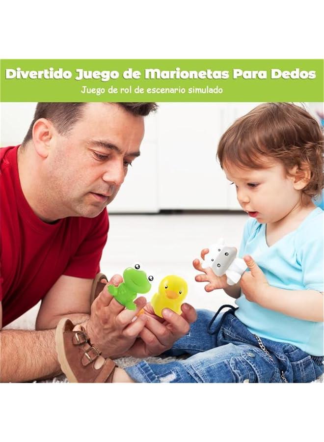 10 قطع من ألعاب حيوانات المزرعة مونتيسوري، مهارات العد، مطابقة الألوان، ألعاب المهارات الحركية الدقيقة، هدية عيد ميلاد - Image 5