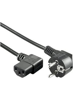 Belirtilmemiş Brand C13 Power Power Cable - 90 Degree L End Left Angled - Standard Power Cable - 1.8 m  - Image 2