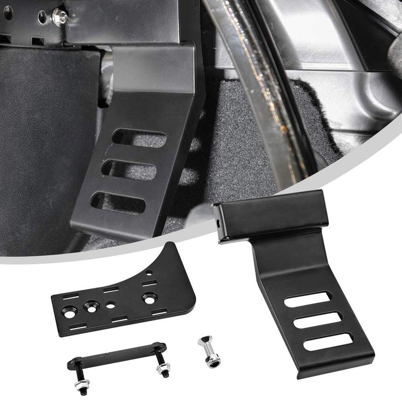 Samman Dead Pedal Left Side Foot Rest Pedal Compatible with Jeep Wrangler JLJL Unlimited JLU 2018 2019 2020 2021padel002