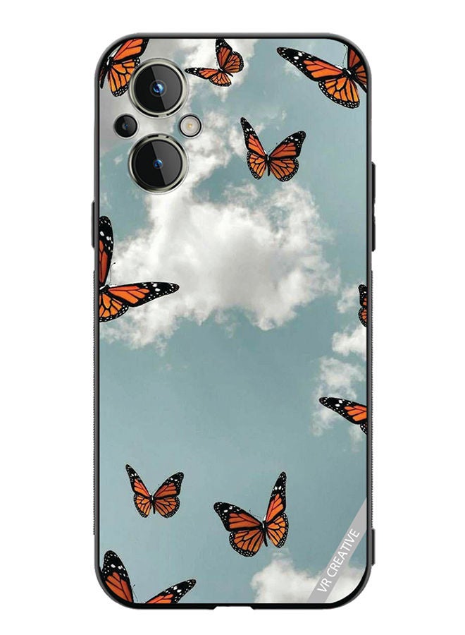 VR CREATIVE Protective Case Cover For OnePlus Nord N20 5G Butterfly Design Multicolour - Image 1
