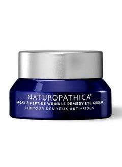 Naturopathica Aturopathica Argan & Peptide Wrinkle Repair Eye Cream Nonirritating Daily Under Eye Moisturizer Vegan Made In Usa 0.5 Oz. (15 Ml)  - Image 1