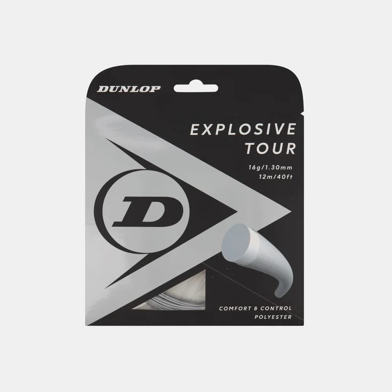 DUNLOP Explosive Tour 17g Silver 12M Tennis String