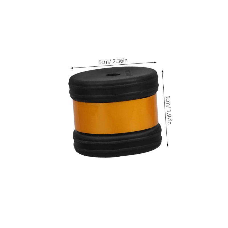 6 Pcs Reflective Scaffolding Rubber Covers Durable Pipe Fittings Enhanced Visibility Secure Fit - Image 3