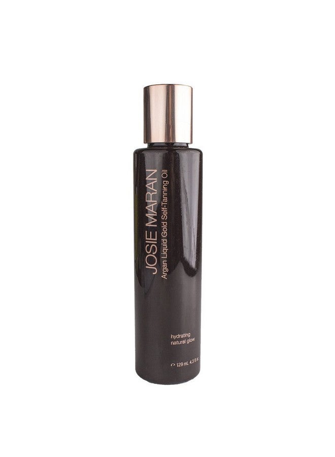 Argan Liquid Gold Self-Tanning Oil (Full (4.3 Fl. Oz/129 Ml), Vanilla Apricot (Mitt Not Included))