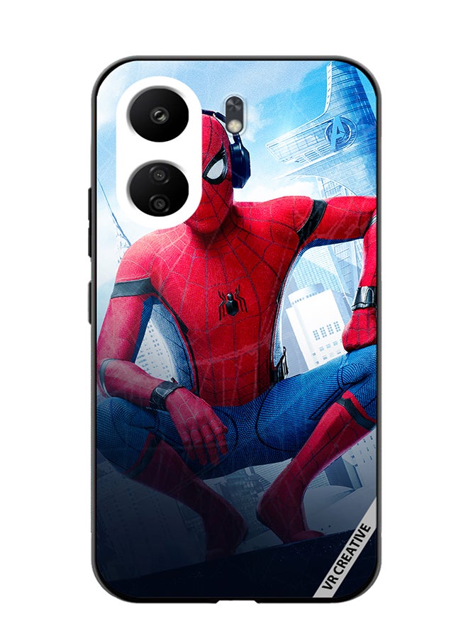 VR CREATIVE Protective Case Cover For Xiaomi Redmi 13C Spiderman Design Multicolour - Image 1