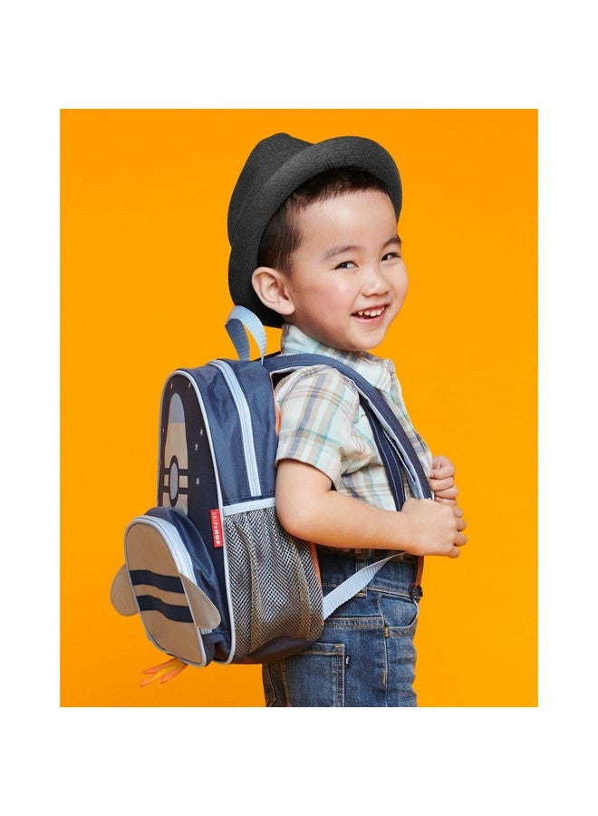 سكيب هوب حقيبة ظهر سكيب هوب سباركس للأطفال الصغار، مناسبة لمرحلة ما قبل المدرسة من سن 3 إلى 4 سنوات، بتصميم صاروخي - Image 1