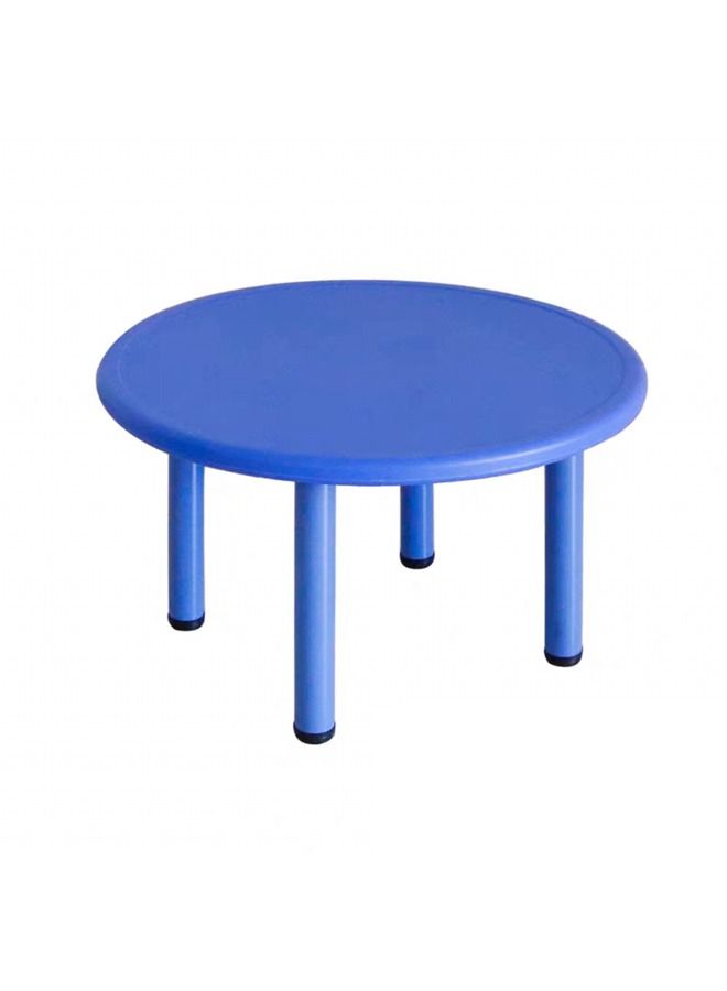 XIANGYU Indoor Kids Furniture Plastic Round Dining Tables Height Adjustable  - Image 1