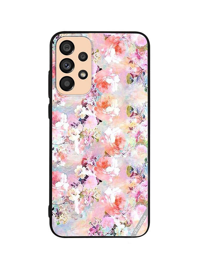 VR CREATIVE Protective Case Cover For Samsung Galaxy A72 Flower Design Multicolour - Image 1