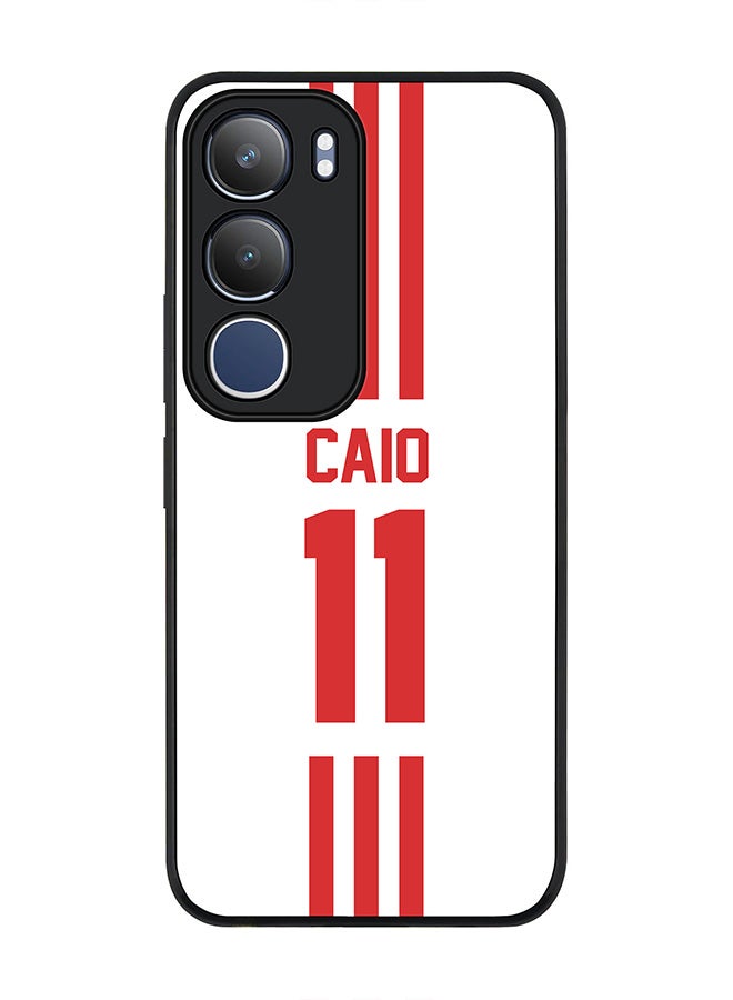 Stylizedd For vivo Y19s / Y19s Pro Case,Slim fit Camera Protection, Shockproof Thin Phone cover  - Football - UAE,  Caio