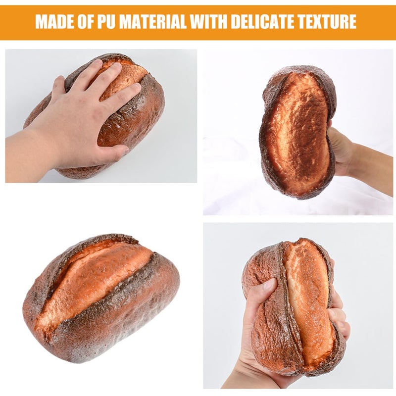 Faux Bread Prop For Photography Shop Display Home Decor Size 25X16X10CM - Image 4