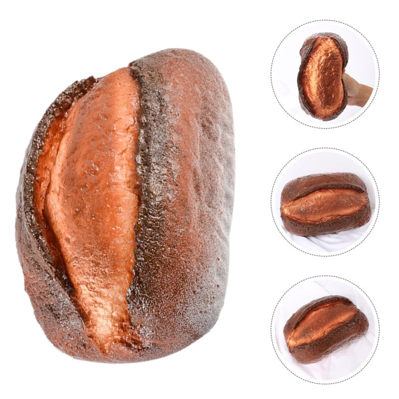 Faux Bread Prop For Photography Shop Display Home Decor Size 25X16X10CM - Image 5
