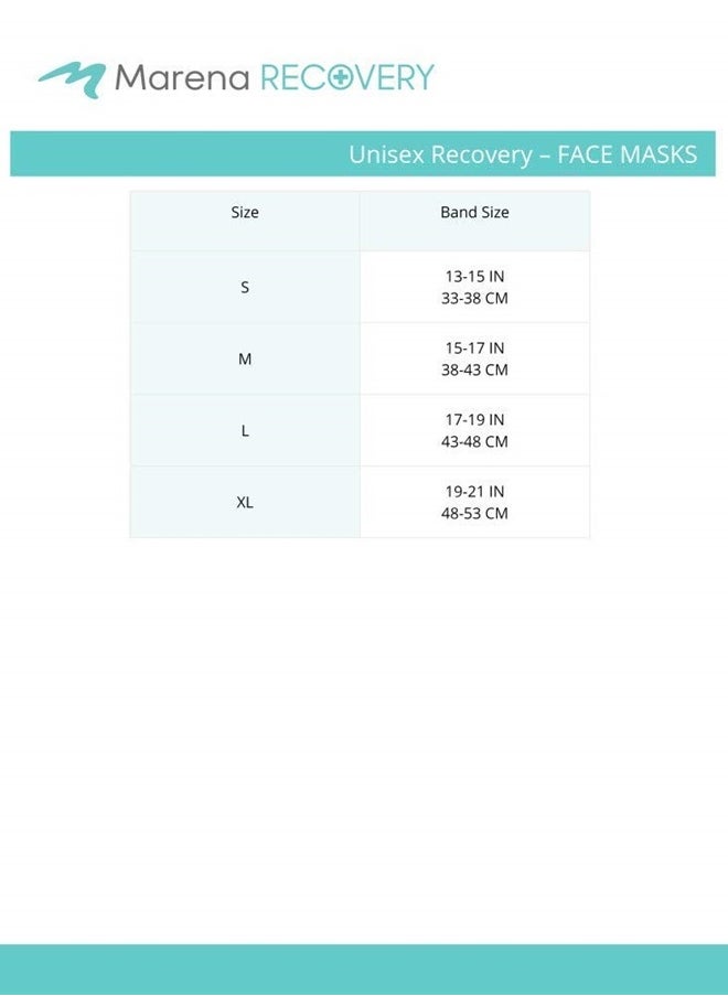 MARENA - Unisex Recovery Compression Chin Strap with Mid-Neck Coverage for Post-Op Mask - Image 1