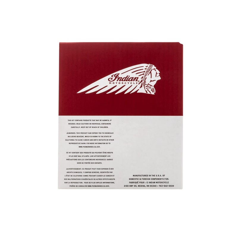 Indian Motorcycle Oil Change Kit for All 60 & 69 Cu In Liquid-Cooled Scout Engines  4 Quarts 15W-60 Full Synthetic Oil  1 Oil Filter  2 Washers  Clutch Performance  Engine Protection - 2880191 - Image 5