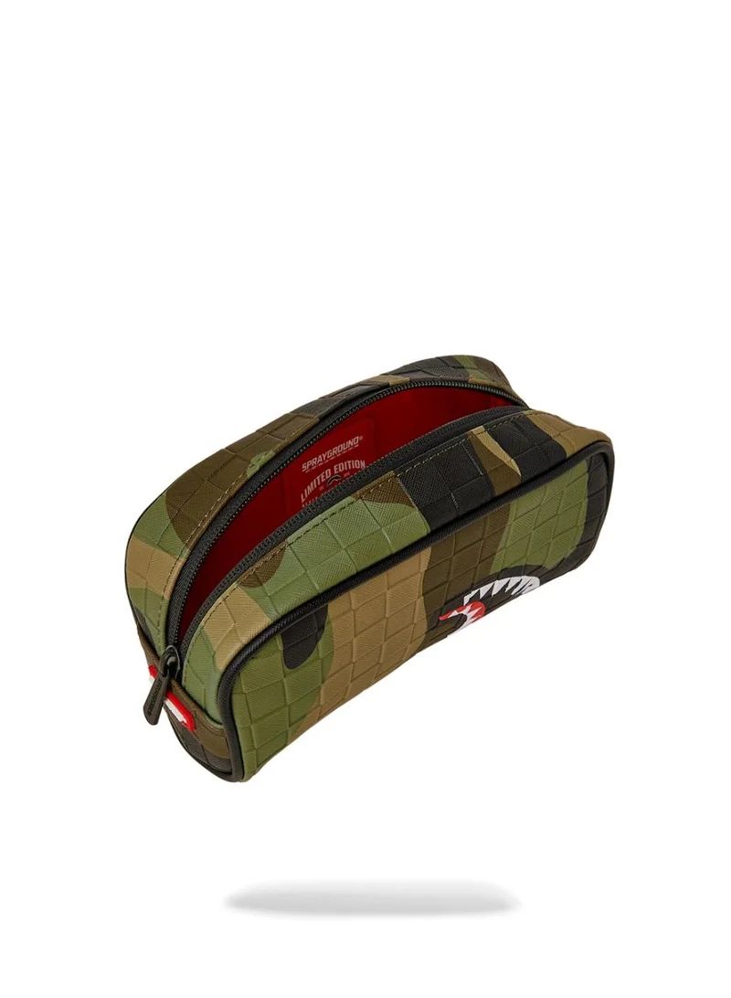 SPRAYGROUND  SG WOODLAND CAMO CHECK POUCH  | Best Price UAE