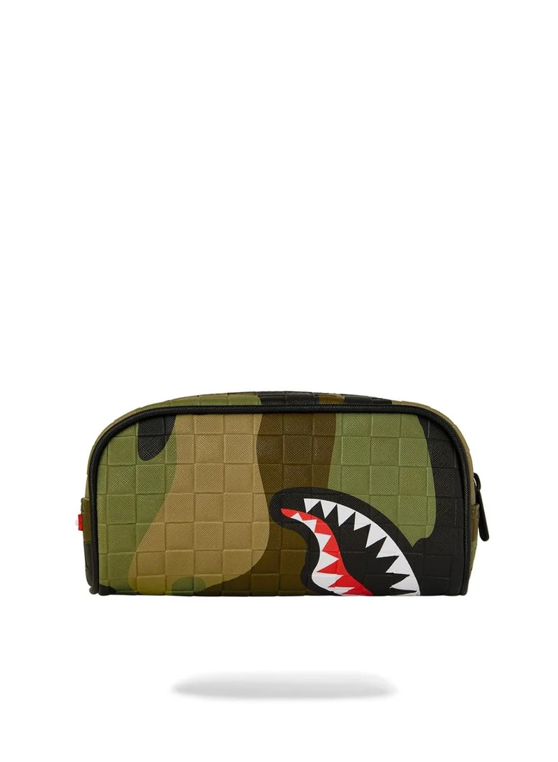SPRAYGROUND  SG WOODLAND CAMO CHECK POUCH  | Best Price UAE