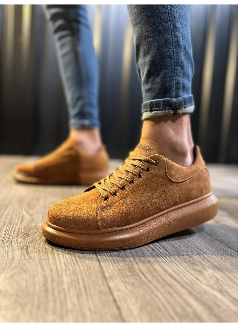 KnACK - High Sole Casual Shoes 044 Tan Suede - Image 1