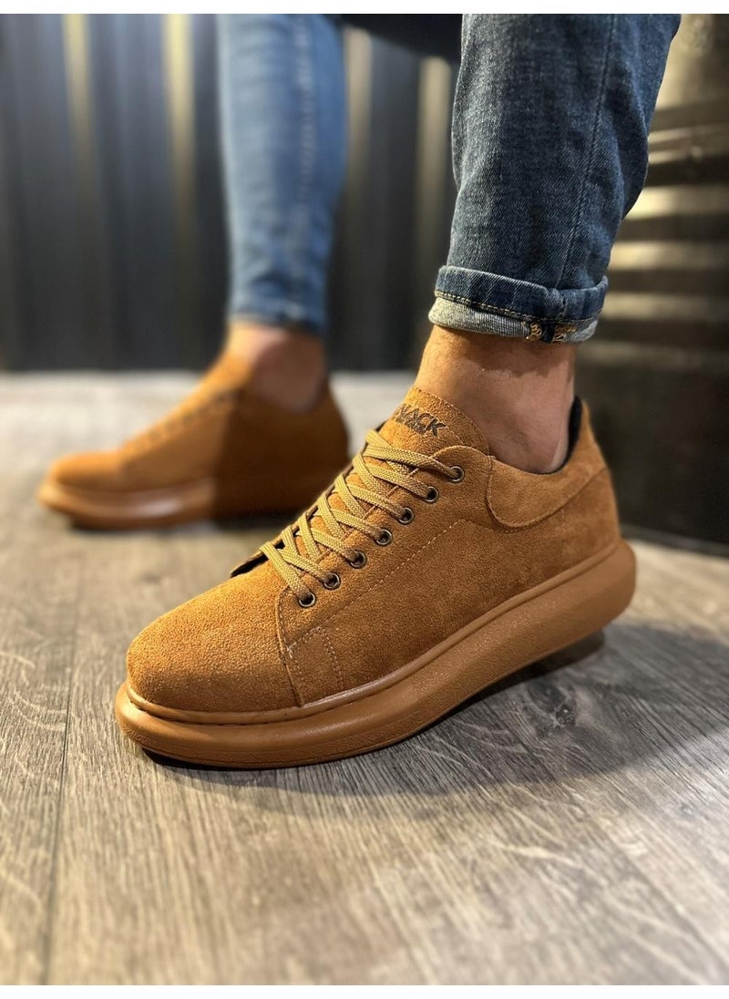 KnACK - High Sole Casual Shoes 044 Tan Suede - Image 1