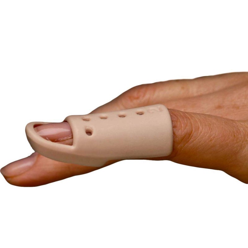 solace care جبيرة إصبع ماليت سولاس كير لتثبيت مفصل DIP وحماية الكسور للرجال والنساء L 60 W 32mm - Image 1