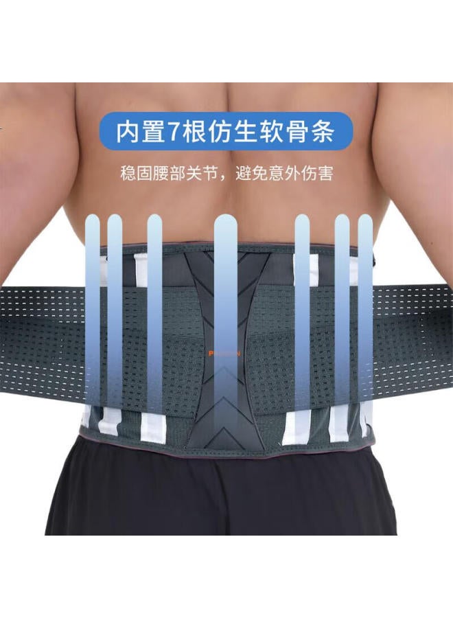 PROIRON حزام دعم الظهر بولا آي، حزام خصر قابل للتنفس لفصل الصيف، مشد خصر، حزام دعم البطن، حزام لياقة رياضية، حجم XL - Image 1