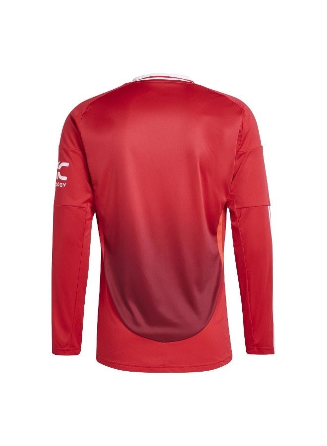 adidas Originals Mufc H Jsy L Red Football Jerseys For Men Xs  - Image 3