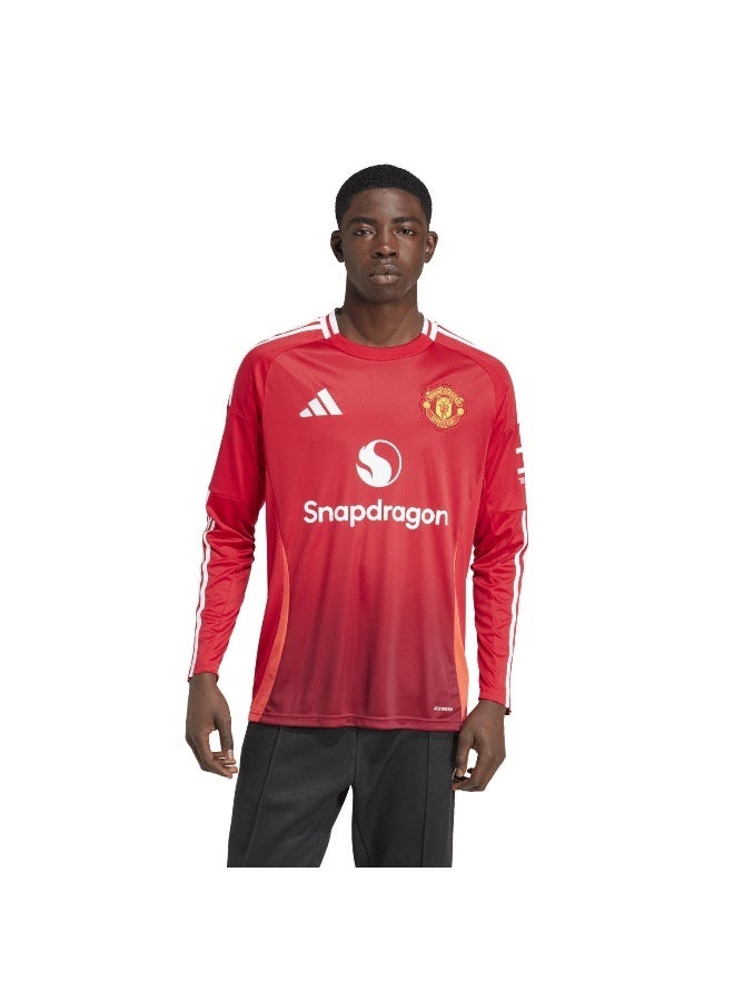 adidas Originals Mufc H Jsy L Red Football Jerseys For Men Xs  - Image 4