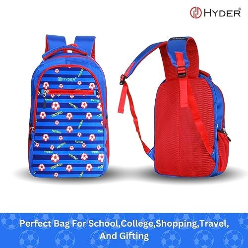 HYDER 35L Latest And Trendy Stylish Waterproof College/Casual/School Bag/Backpack For Kids, Boys, Girls, Men And Women | Best Bags For Everyday Use (Royal Blue) - Image 2