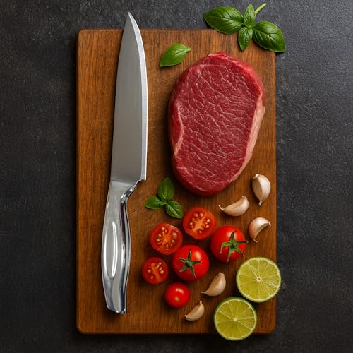 SOLARA Premium Stainless Steel 2 Pcs Kitchen Knife Set, Meat Knifes, Professional Chef Knife and paring Knife for Home Kitchen, Cooking, Cutting Knives - Image 5