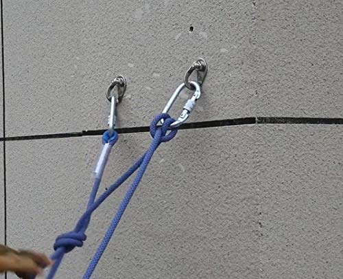 ISOP Climbing Anchor Bolt 2 Set - Expansion Bolt and Hanger FIXE 1 Rock Climbing - Professional Eyebolts for Fire Escape Rope Ladders - Conrete Wall Mounted Anchors - Image 5