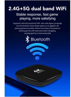 MX10 Android 13 Smart TV Box  – 4GB RAM, 64GB Storage, Dual Band WiFi, 4K UHD Output, with Remote – Seamless Streaming & Entertainment  - Image 3