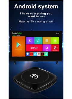 MX10 Android 13 Smart TV Box  – 4GB RAM, 64GB Storage, Dual Band WiFi, 4K UHD Output, with Remote – Seamless Streaming & Entertainment  - Image 4