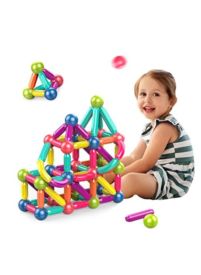 Magnetic Stick and Balls Building Set – 42-Piece  - Image 1