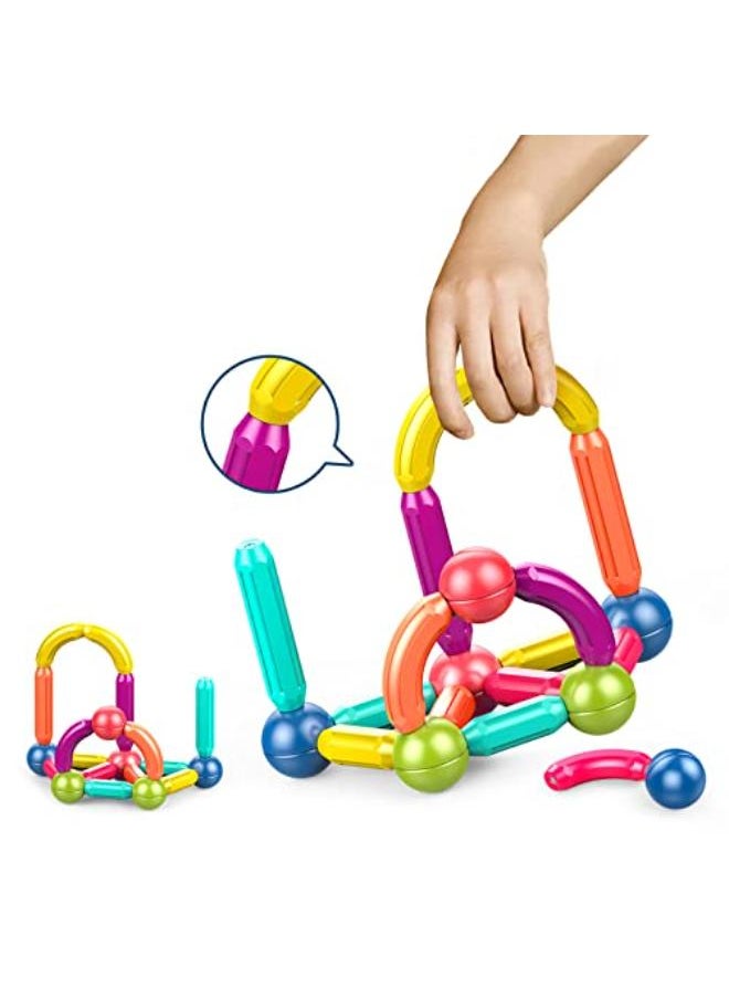 Magnetic Stick and Balls Building Set – 42-Piece  - Image 3