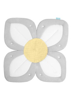 Bath Lotus with Snaps Gray/White/Yellow