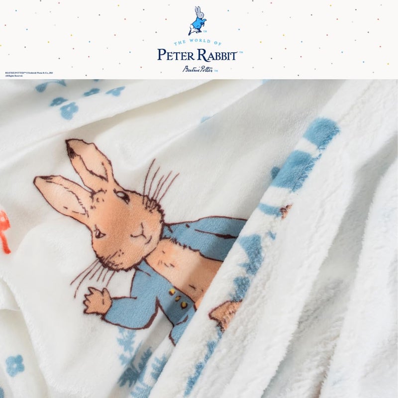 Franco Franco Peter Rabbit Book Easter Kids Bedding Super Soft Cozy Throw  46 in x 60 in  (Officially Licensed Product)  - Image 3