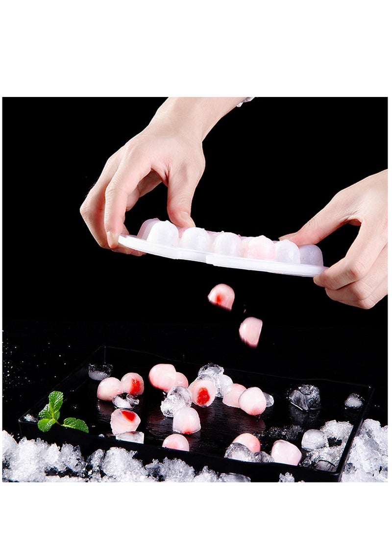 SYOSI Ice Cubes Trays with Storage Container Ice Cube Mould Easy Release with Lid for Home Kitchen, Freezer, Mixed Drinks, Whiskey, Cocktails (3 Pack) - Image 2