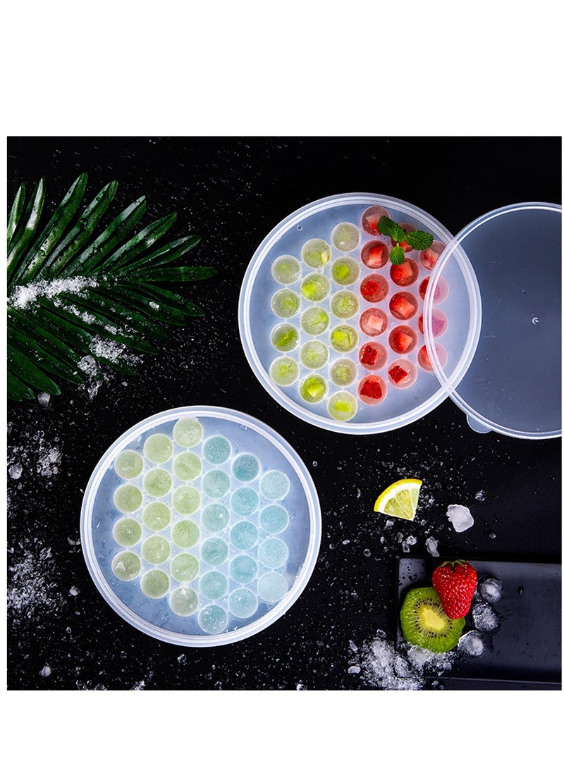 SYOSI Ice Cubes Trays with Storage Container Ice Cube Mould Easy Release with Lid for Home Kitchen, Freezer, Mixed Drinks, Whiskey, Cocktails (3 Pack) - Image 5