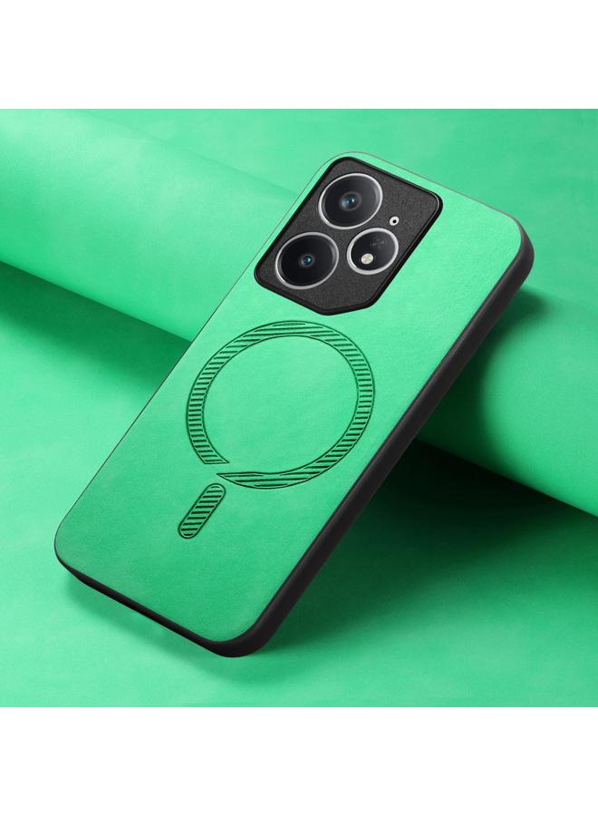 S-TOP Case For Realme Neo7 Retro MagSafe Magnetic PU Back Cover Phone Case - Image 4