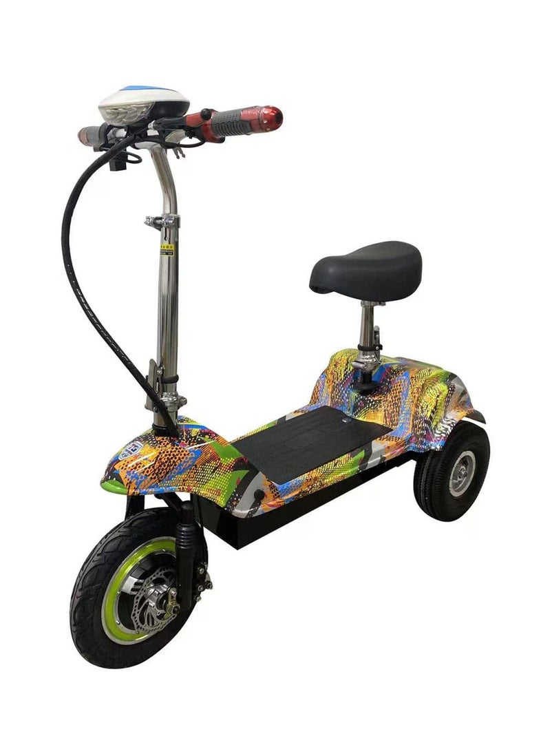 Top Gear Gear Adult Electric Scooter Tg 50 350W Brushless Motor Max Speed 35Km/H Drive 12Inch Tire In Front Folding Commuting Scooter 36V 12Ah Lead Acid Battery Yellow 