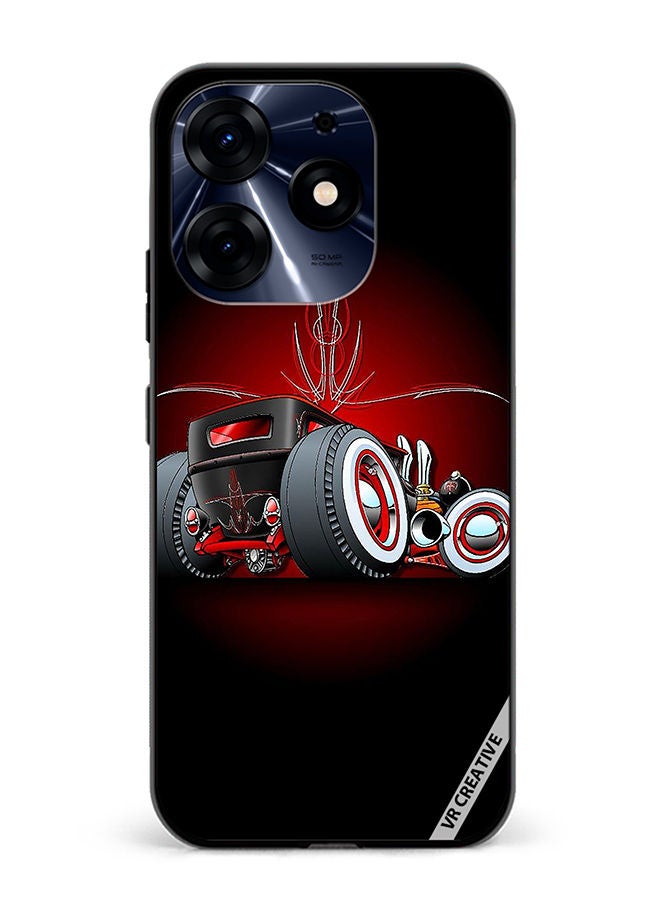 VR CREATIVE Protective Case Cover For Tecno Spark 10 Pro Car Design Multicolour - Image 1