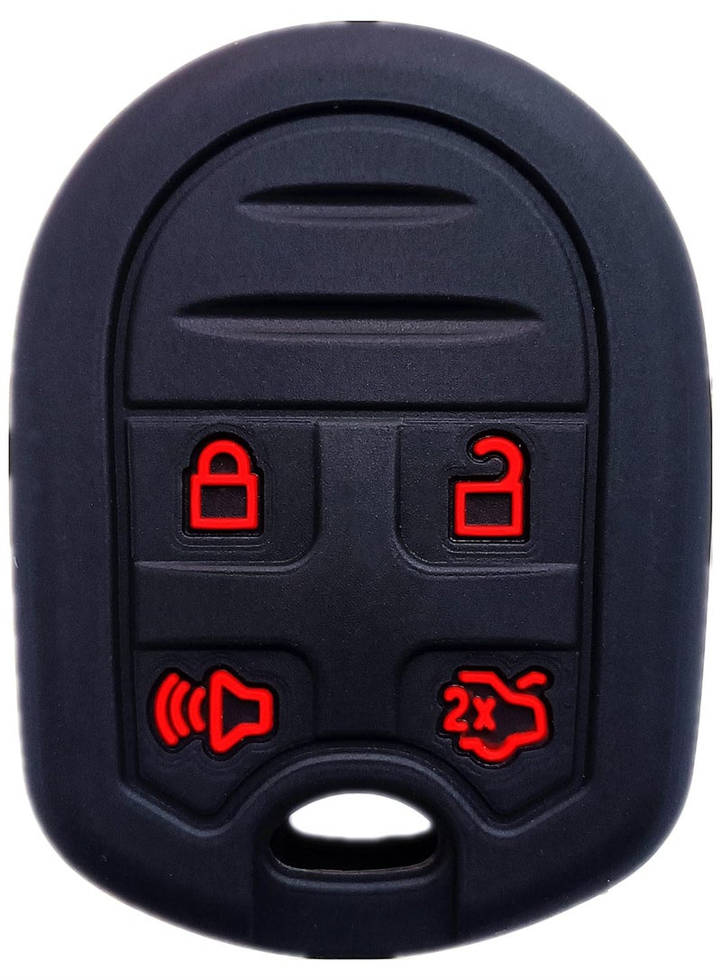 Smart Key Fob Cover Case Fit for Ford F150 F250 F350 Trunk 20062015 ExplorerMustang Fusion Explorer Taurus Expedition Lincoln MKS MKX MKZ Navigator