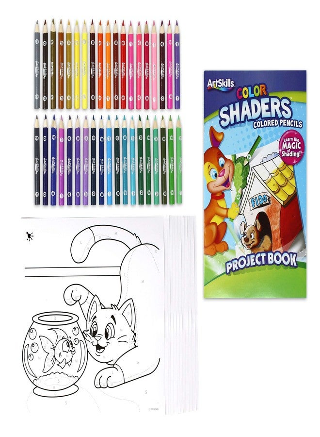 ArtSkills Color Shaders Colored Pencils 52 Piece Set, Multicolor, PA-2739 - Image 2