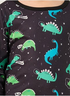 Styli All-Over Print T-Shirt and Pyjama Set  - Image 3