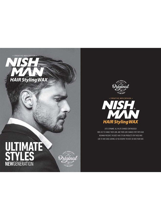 NISHMAN Hair Styling Series (03 Flaming AQUA WAX, 150ml) - Image 3